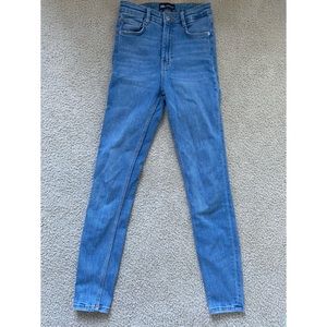 Zara high waisted, high raise, skinny, jeans